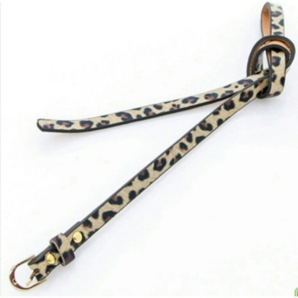 Leopard Print Belt - Picture 1 of 3
